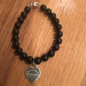 Tiffany & Co. black onyx bracelet